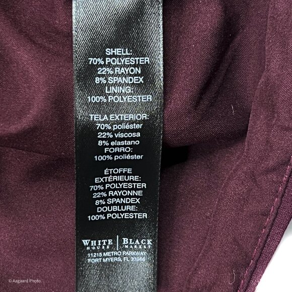 WHBM Stitched Shoulder Open Front Semi-Cropped Moto Blazer Skirt Set Size 10 - Picture 13 of 15